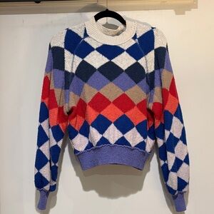 Free People Riley Pattern Pullover XS
